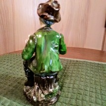 Wales Old Man Figurine Gentleman Musician Hobo Bongo Drum Porcelain Japan image 3
