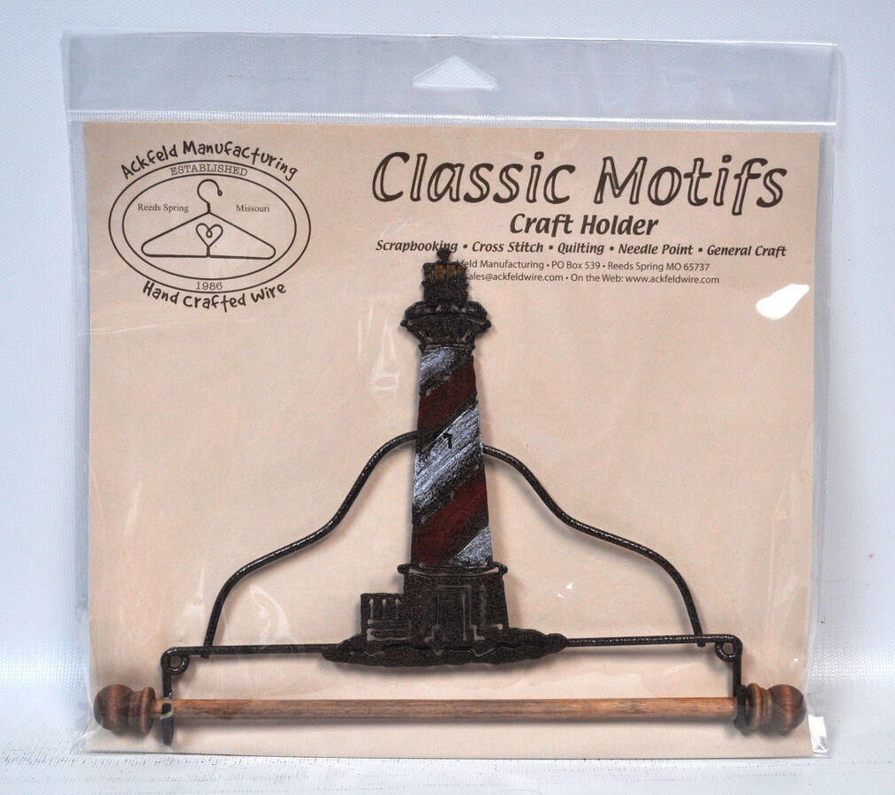Classic Motifs 7.5 Inch Tin Lighthouse Craft Holder - $24.26