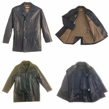 Jim & Mary Lou, Vintage,Men's,Button Up, Genuine Leather, 3/4 Length Coat/Jacket - $299.00