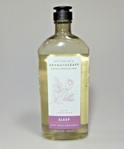 Bath &amp; Body Works Aromatherapy Sleep Rose Lavender Body Wash Foam Bath NEW - $12.99