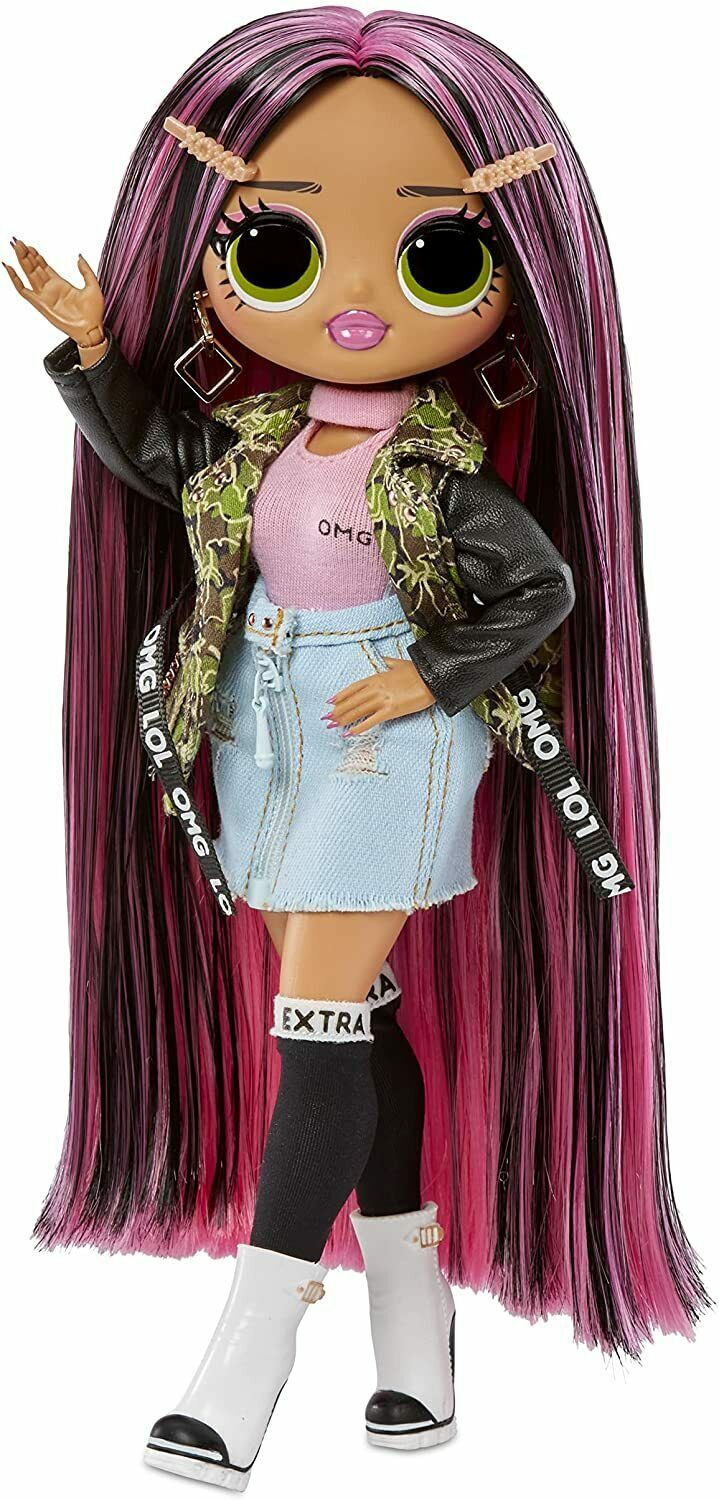 lol surprise omg world travel doll of fashion city babe - with 15 goodie