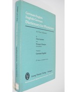 German English Dictionary for Physicians by Lejeune and Bunjes 1968 HBDJ - $18.80