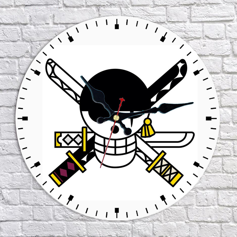 One Piece Roronoa Zoro Jolly Roger Wall Clock Other