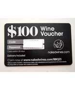   $100 nakedwines.com Wine Voucher Gift Card - £3.67 GBP