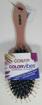 1 NEW CONAIR - ColorVibes Satin Metallic Finish Smooth and Style Brush #88741 - $9.99