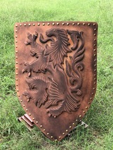 NauticalMart Medieval Armor Wooden Battle Knight Larp Repica Shield