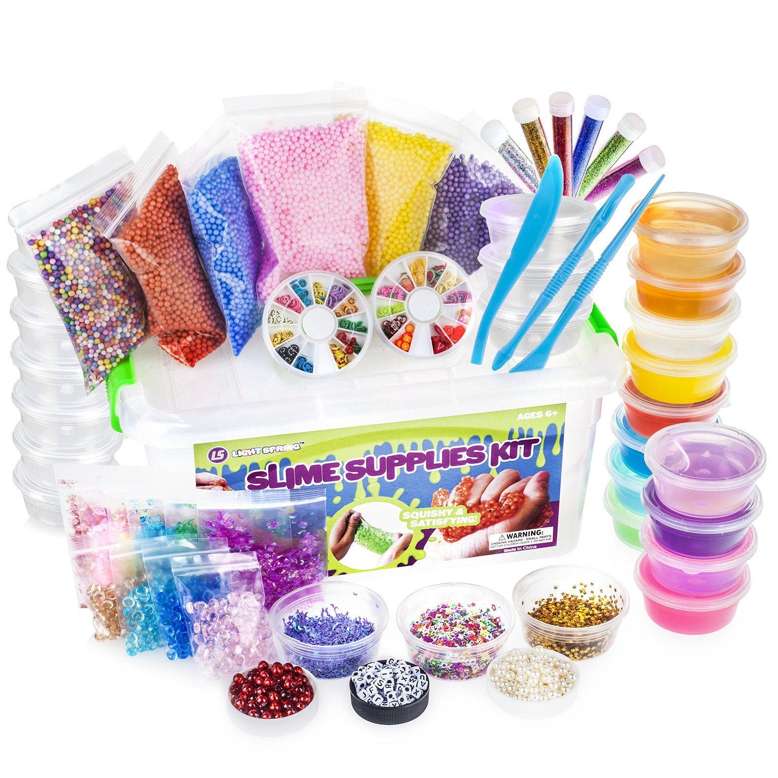 Diy Slime Supplies Kit - For Girls Boys 