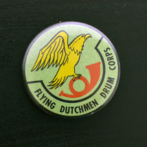 Vintage Pinback Button Pin FLYING DUTCHMEN DRUM CORPS - £7.41 GBP