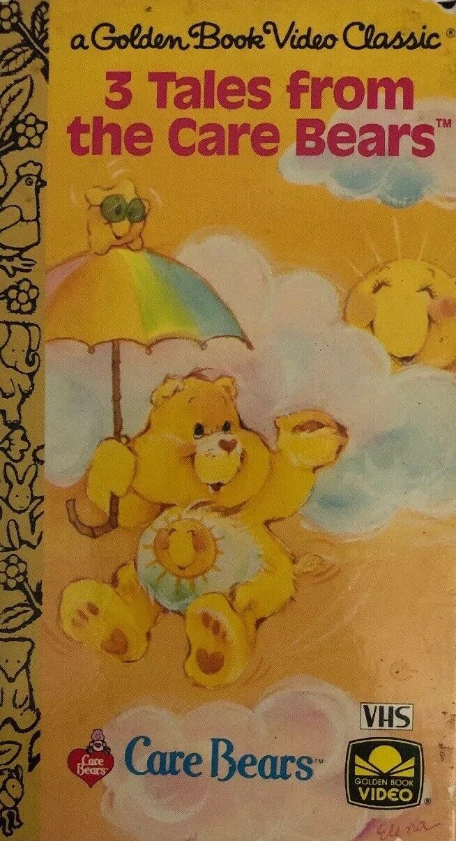 3 TALES FROM THE CARE BEARS GOLDEN BOOK VIDEO(VHS 1986)TESTED-RARE-SHIP ...
