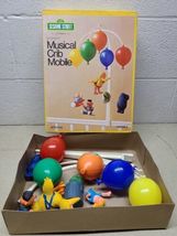 Vintage 70s Sesame Street Musical Crib Mobile The Dolly Toy Co. JCPenney WORKS!! image 4