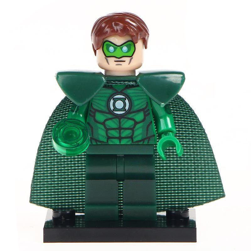 1pcs DC Comics Marvel Suprehero Green Lantern (Hal Jordan) Minifigure Toys