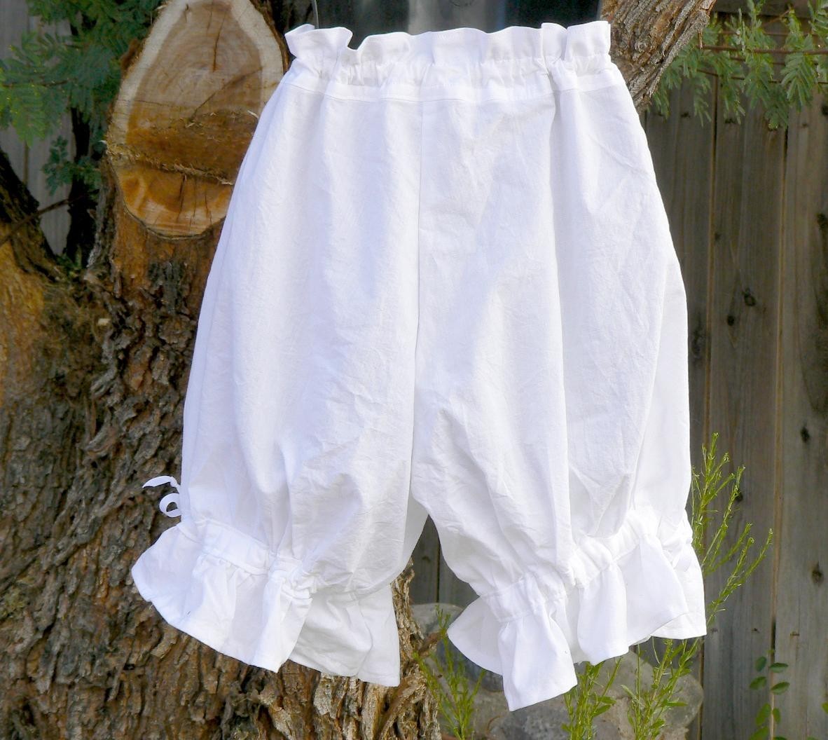 Cotton Bloomers Short - Costumes, Reenactment, Theater