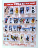 Minimates toy poster:JLA/Avengers/Ghost Rider/Iron Man/Star Trek/Punishe... - $40.00