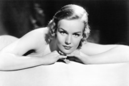 Frances Farmer Striking B/W Pose On Couch 18x24 Poster - $23.99