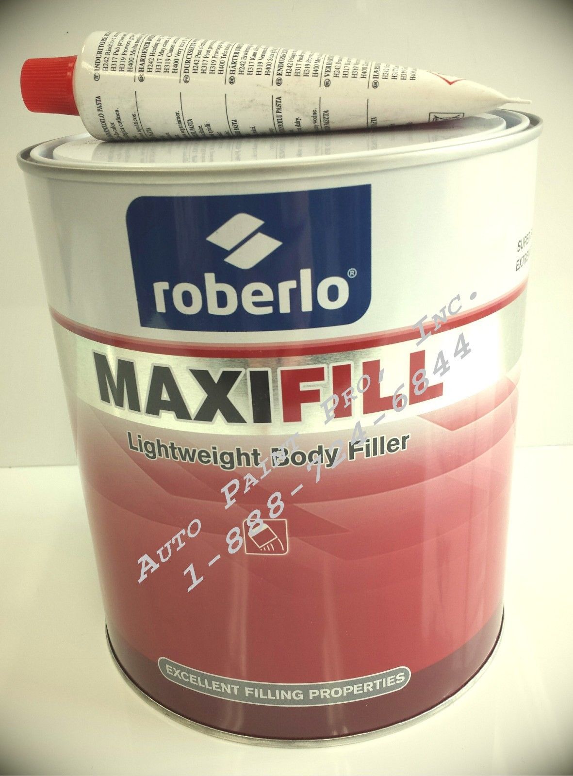 AUTO PAINT BODY SHOP SUPPLIES ROBERLO MAXIFILL LIGHTWEIGHT BODY FILLER