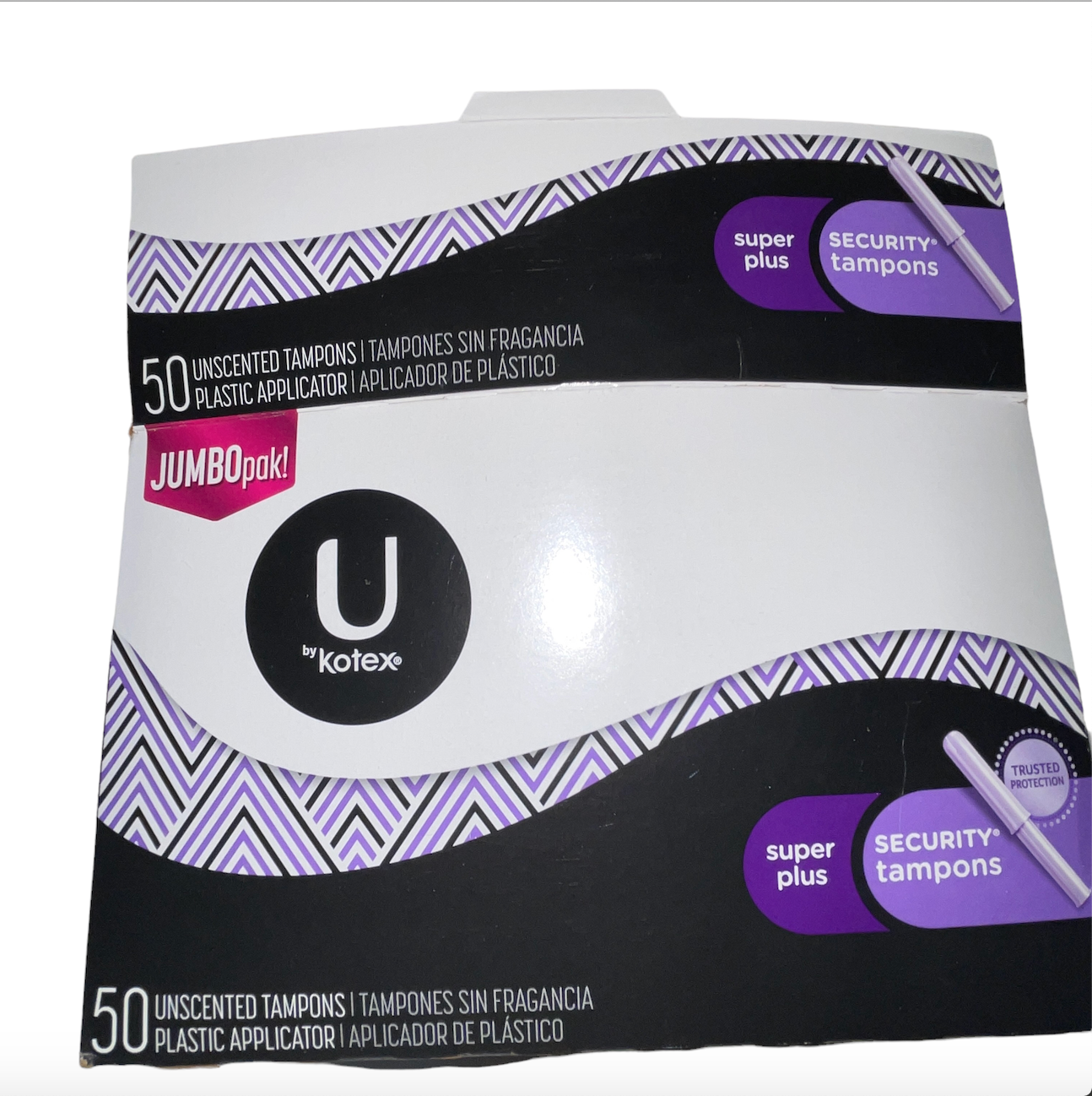 Kotex Security Tampon Super Plus & Super Absorbency Unscented 67 Count