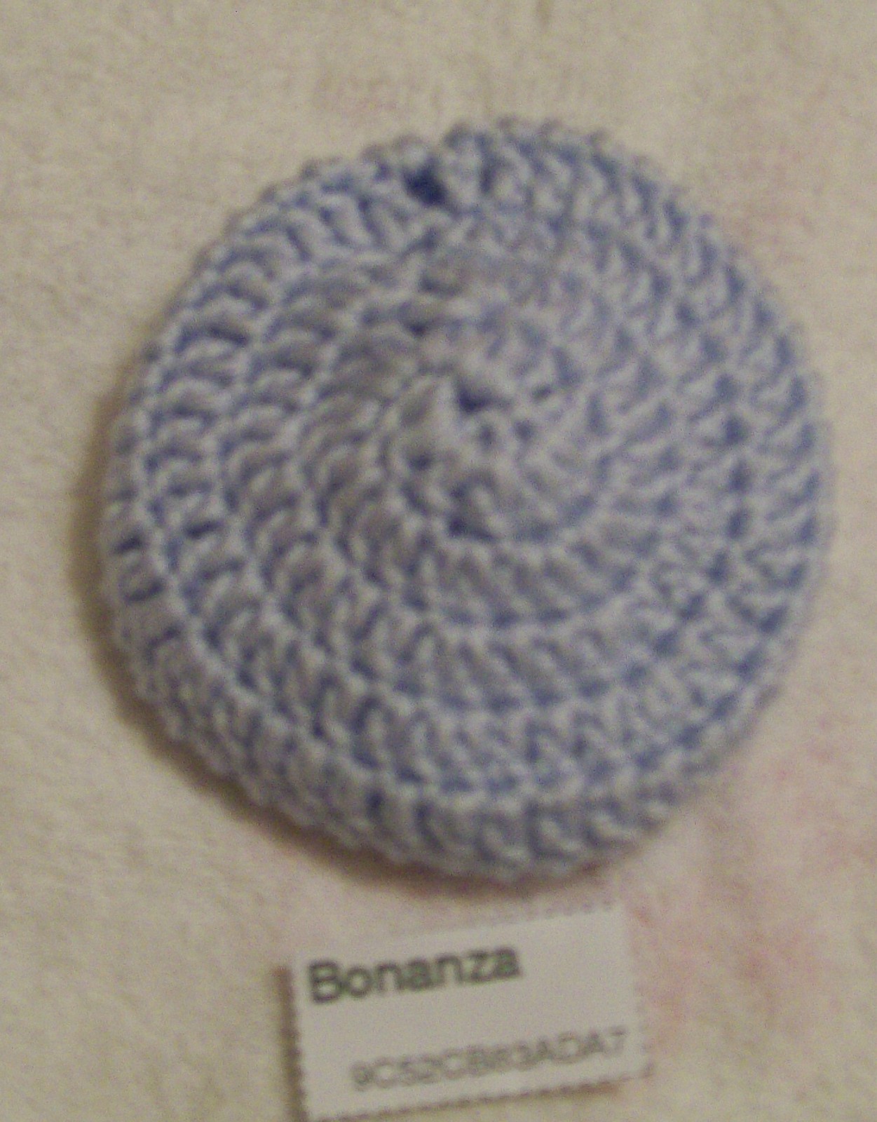 American Girl Light Blue Hat, Crochet, 18 Inch Doll, Handmade