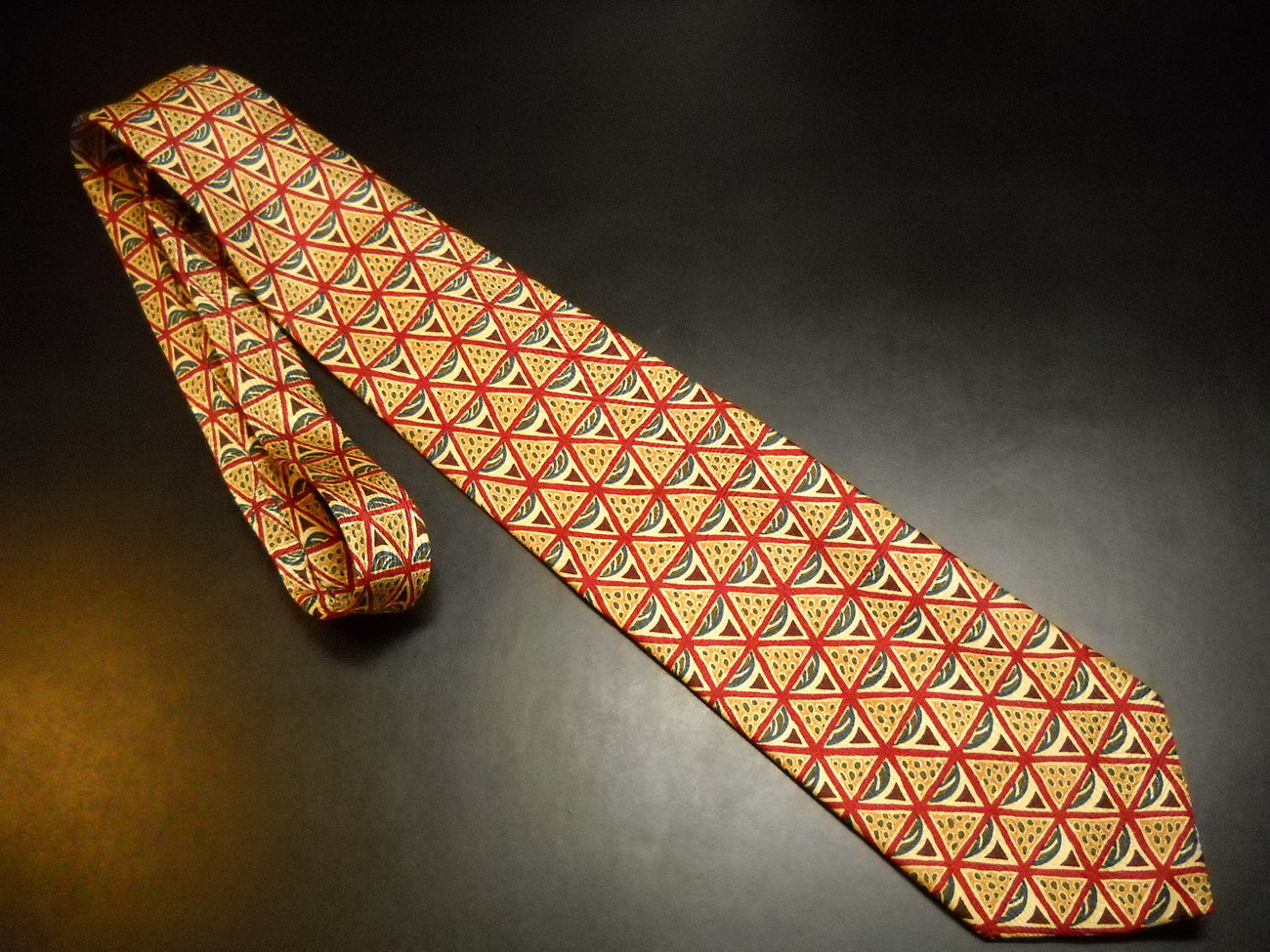 Primary image for Joseph Abboud JAII Neck Tie Silk Abstract Geometric Designs Tie Made In Italy