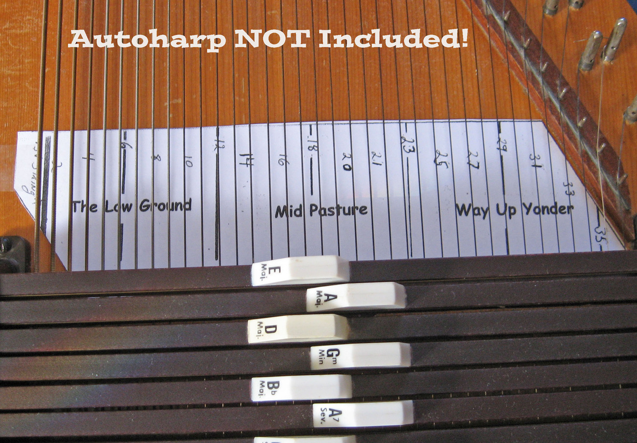 Primary image for Autoharp Note Guide For Melody Pickin/Strummin