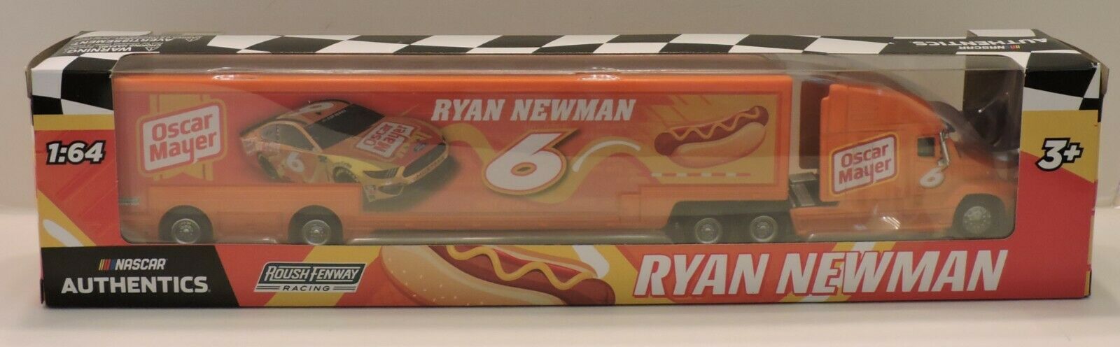 2021 NASCAR CUP SERIES - RYAN NEWMAN #6 OSCAR MAYER TEAM HAULER 1:64 ...