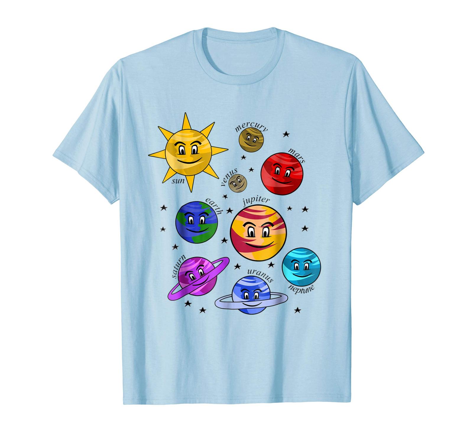 t shirt with planets