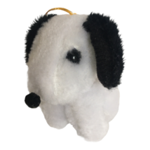 Dan Brechner Snoopy Dog Stuffed Animal Vintage Black White Korea Plush T... - $19.99
