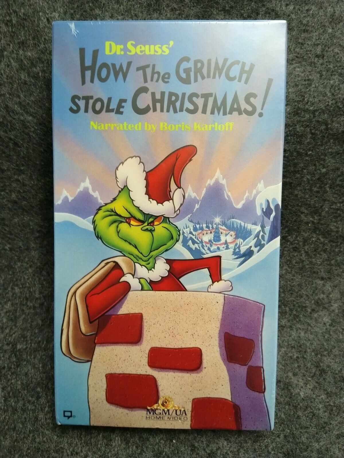Vhs Dr Seuss - How The Grinch Stole Christmas Boris Karlov (vhs, 1990 