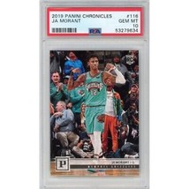 Graded 2019-20 Panini Chronicles JA MORANT #116 Young Dolph Rookie Card ... - $449.99