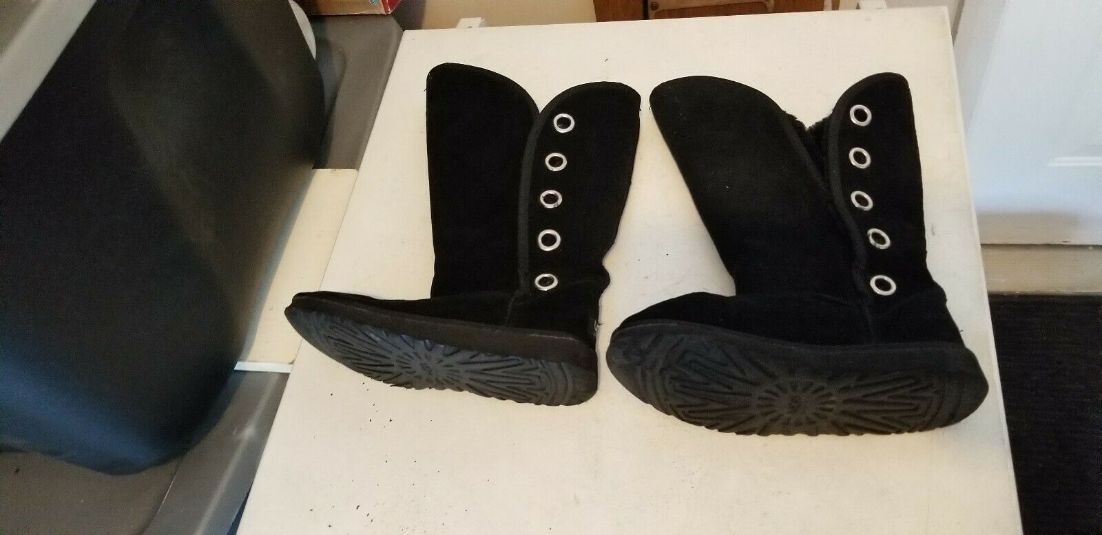 black tall ugg boots size 8