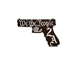Reflective We the People Pistol Handgun 2nd Amendment | Decal Vinyl Stic... - $8.90