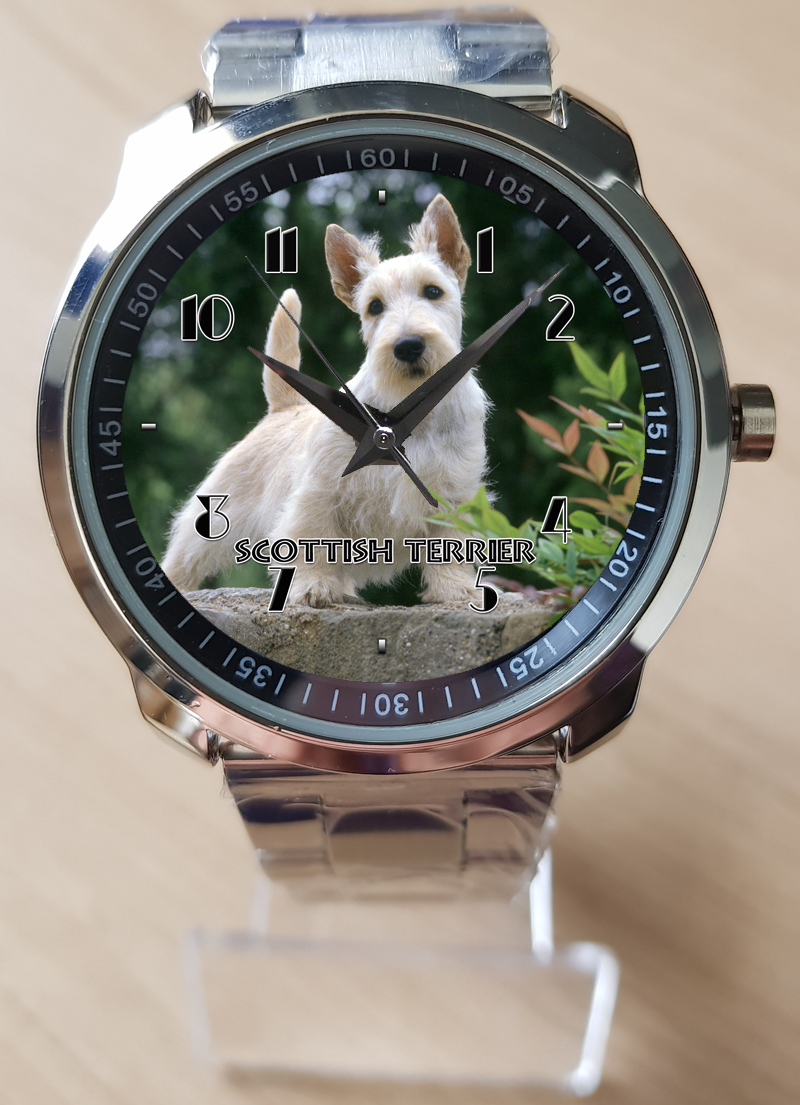 Pug On The Leash Pet Dog Unique Unisex Beautiful Wrist Watch Sporty