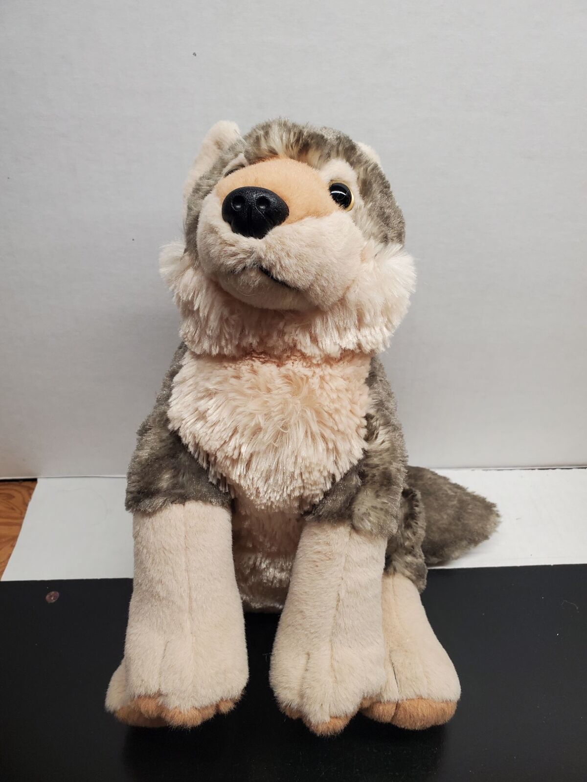 15 Inch Wild Republic Grey Wolf Plush - Other