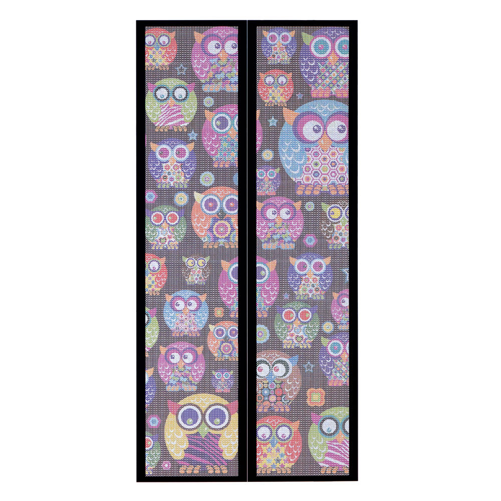 Flexible Screen Door with Owl Designs Doors