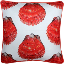 Big Island Bay Scallop Large Scale Print Throw Pillow 20x20, Complete with Pillo - $62.95