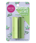 eos Moisture Hit Hemp Seed Oil Lip Balm Stick Set, Happy Brownie and Happy Herb - $5.95