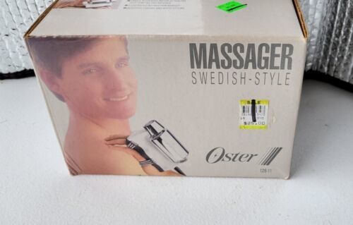 Primary image for Oster Scientific hand Vibrator Massager 126-11E W/Box Great Cond. Tested✔ Chrome