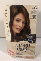 NEW UGLY BOX, Clairol Nice n&#39; Easy Permanent Hair Color 4G Dark Golden B... - $3.98