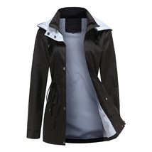 Women Casual Jacket Hooded Waterproof Coat  Tourism Mountain Windbreaker Jackets - $121.55