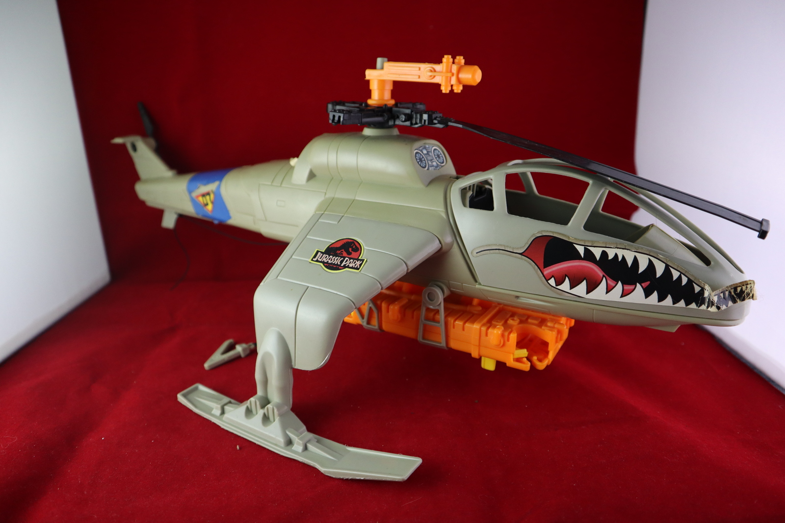 Vintage Kenner 1993 Jurassic Park Capture Copter Helicopter Incomplete ...