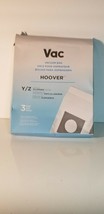 VAC Hoover Y/Z Allergen Vacuum Bags AA15069-2 Bags Only 99% Dust & Pollen NIB - $5.93