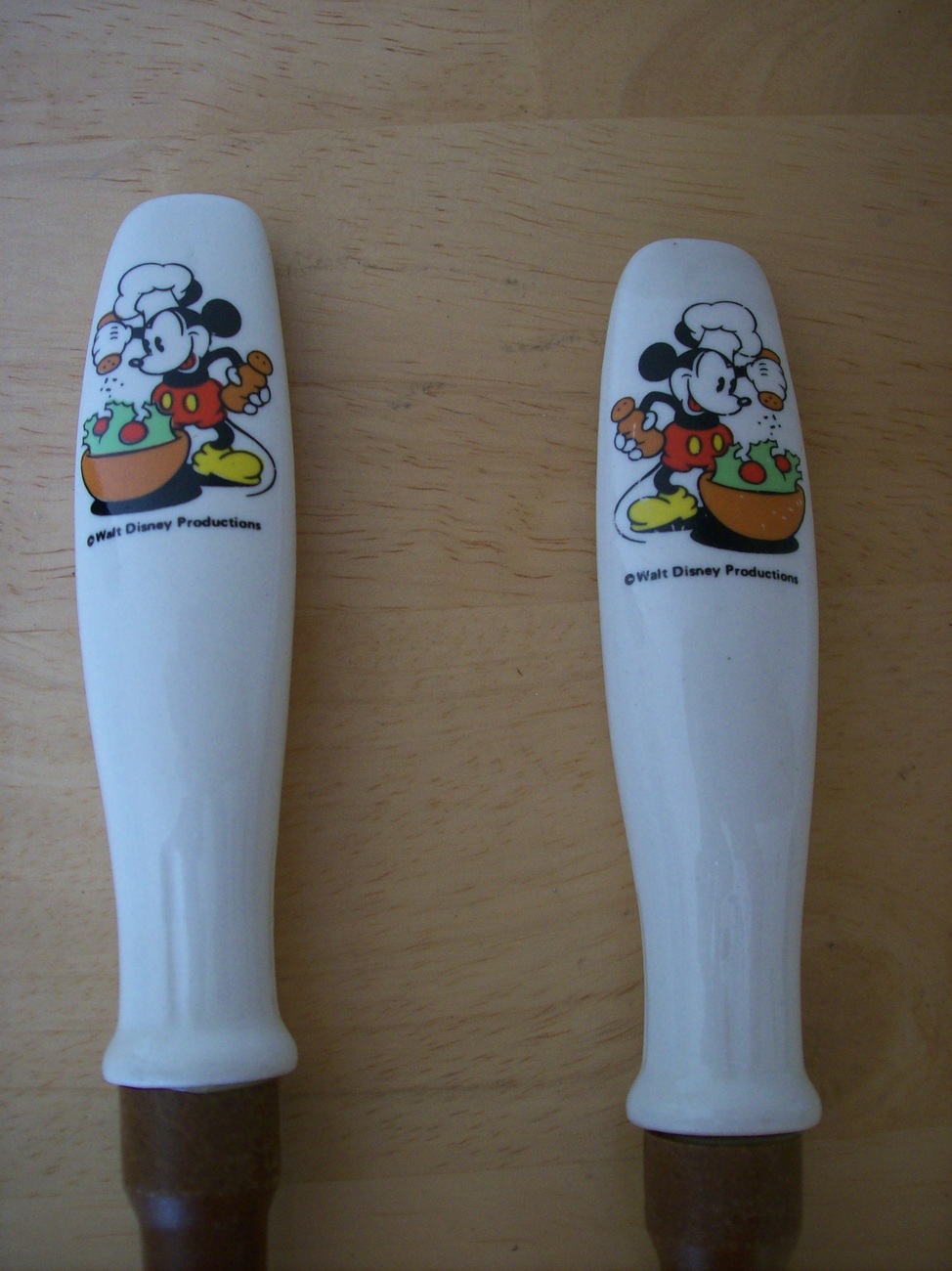 Disney Gourmet Mickey Mouse Salad Spoon and Fork Other