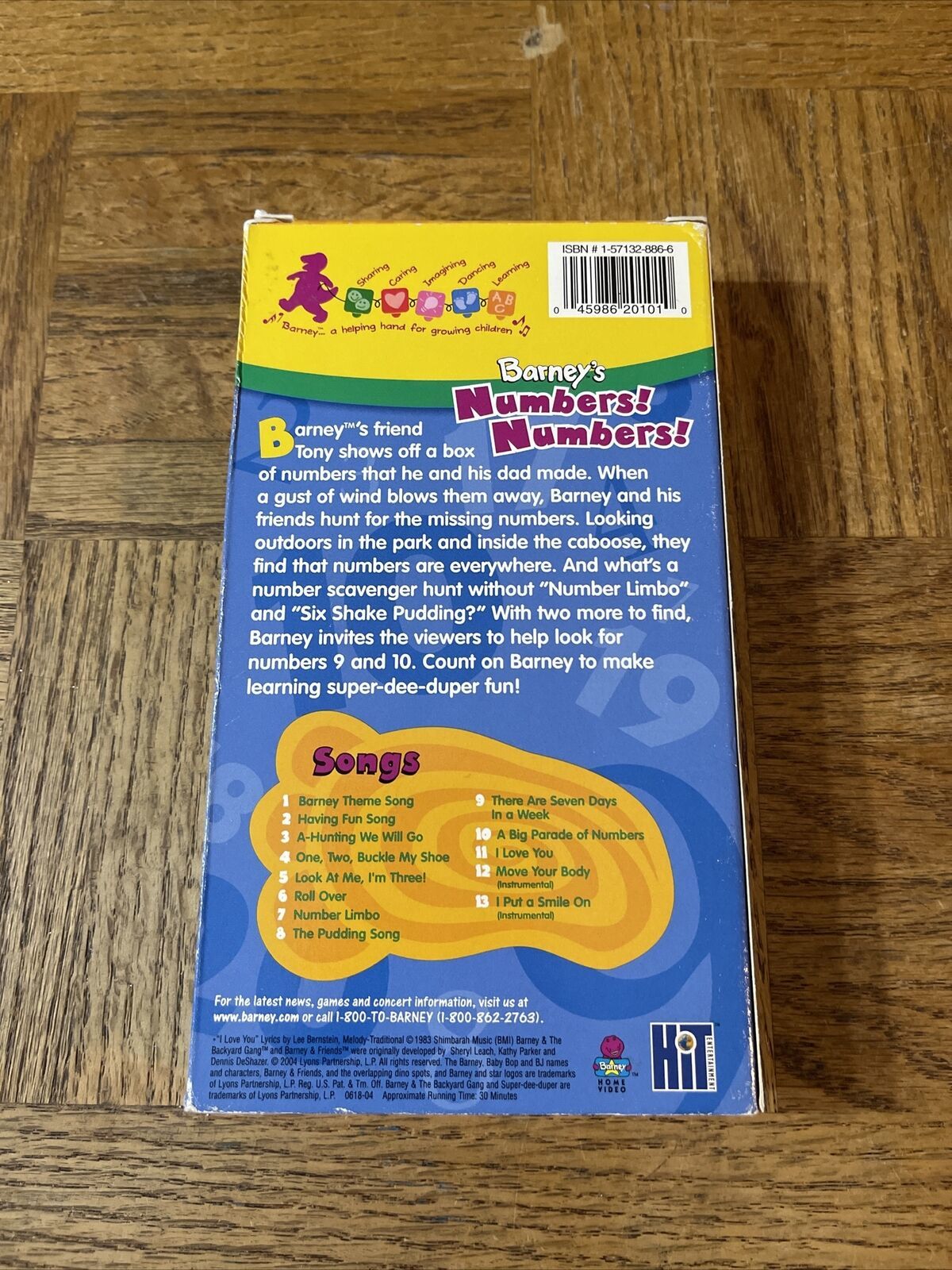 Barney Numbers Numbers VHS and 21 similar items