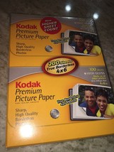 Kodak Premium Picture Paper 4 x 6 in. High Gloss 200 sheets &amp; 25 sheets ... - $28.71