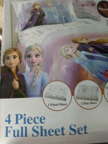 Twin or Full Spirit of Nature Frozen II Kids Bed Sheet Set Elsa & Anna 