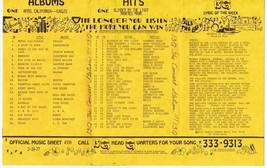 13Q WKTQ Pittsburgh VINTAGE February 19 1977 Music Survey Eagles #1 image 1