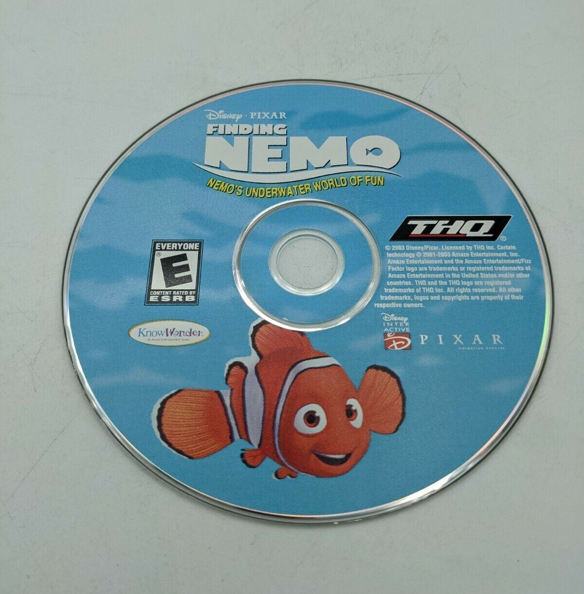 Finding Nemo: Nemo's Underwater World of Fun (PC & Mac, 2003) - Disc ...