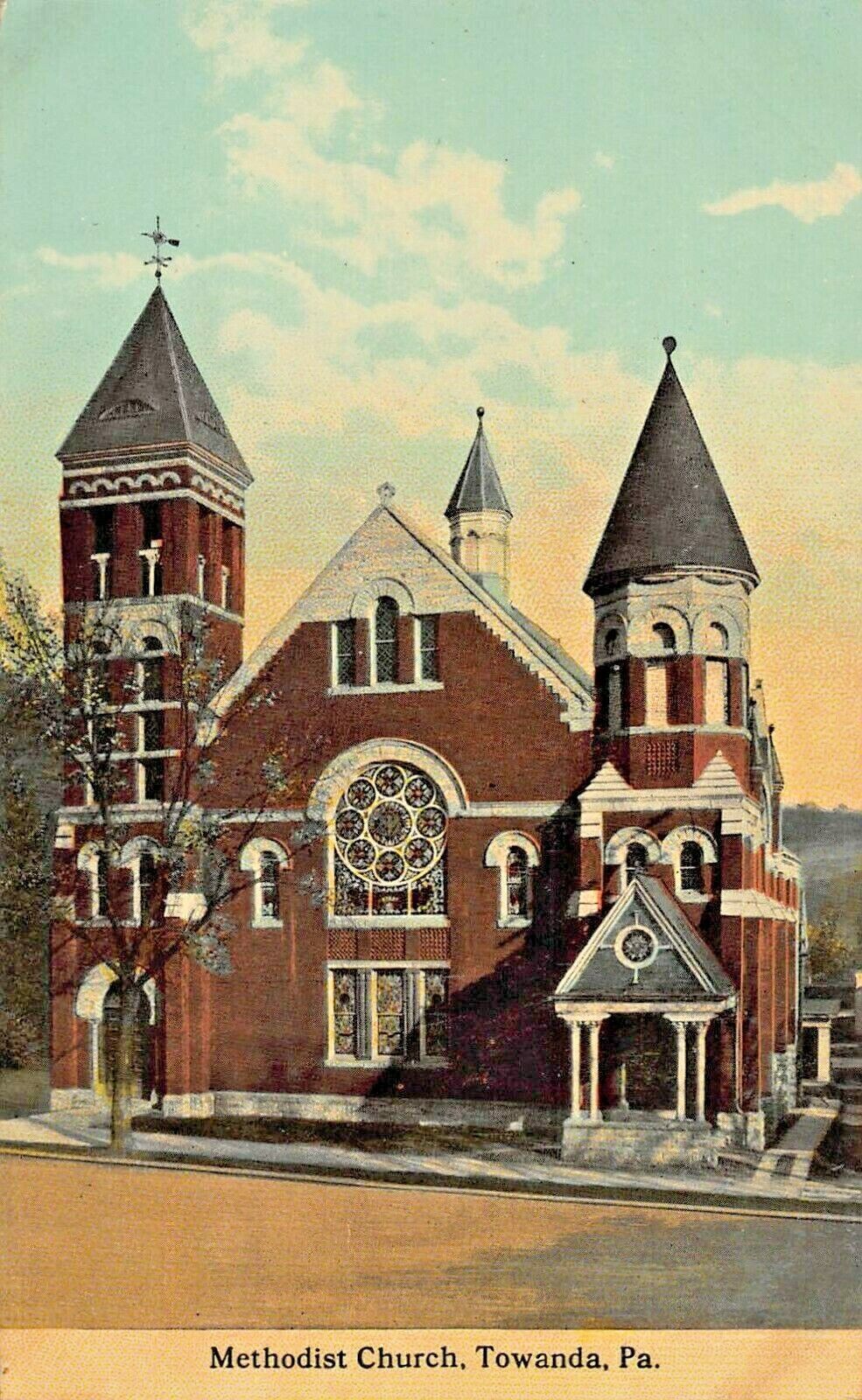 TOWANDA PAMETHODIST CHURCH TO JENNIE ARNOUT FROM BROTHER 1910s