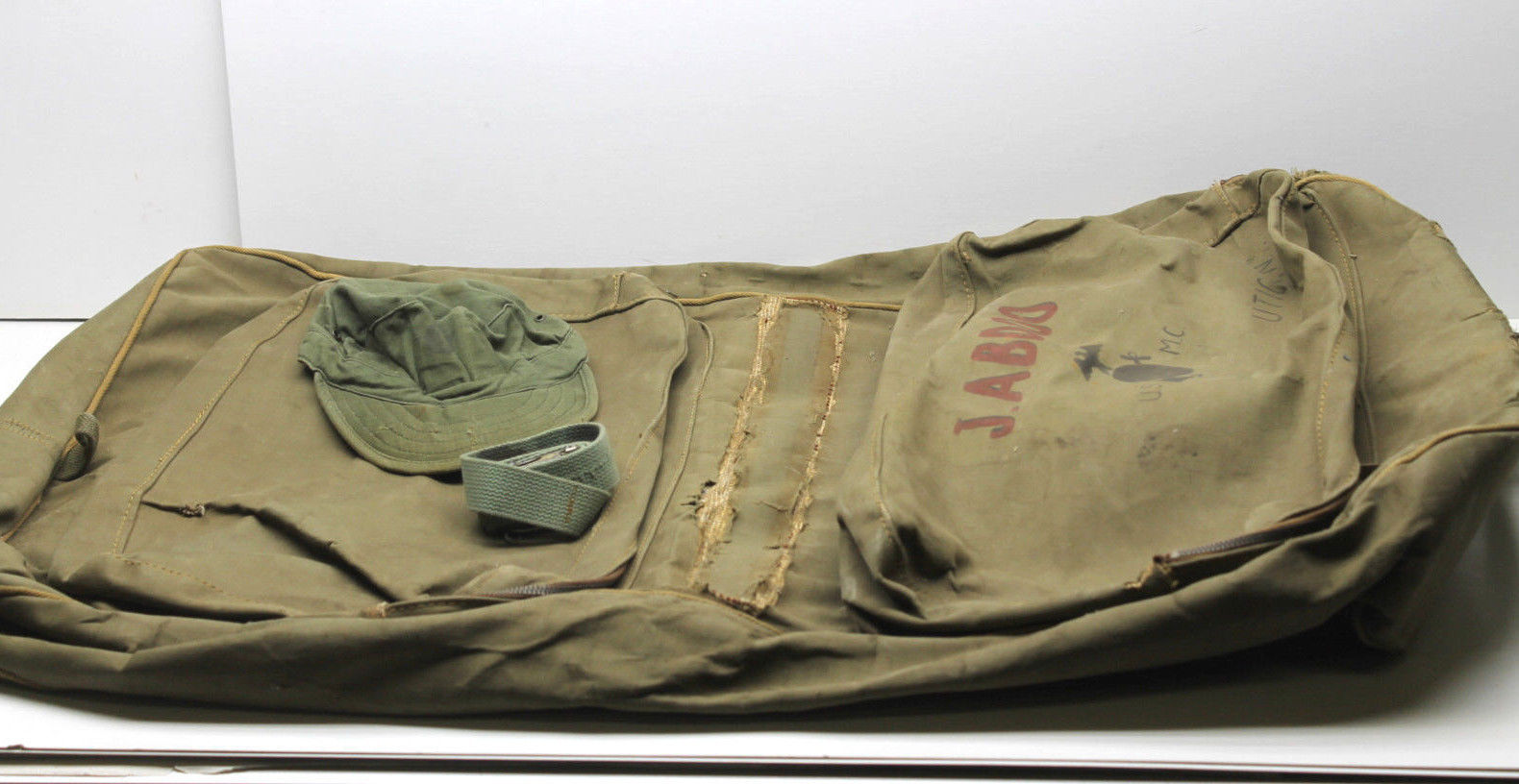 Vintage WW2 USMC Uniform Suit Luggage Bag and 47 similar items