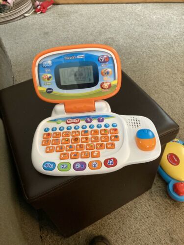 toys Games Kids Educational Portable Preschool Orange VTech Tote and Go Laptop 