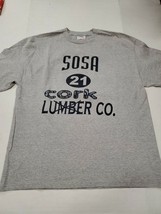 Vintage Chicago Cubs MLB Sammy Sosa Cork Lumber Co. T-Shirt  XL Excellen... - $12.86